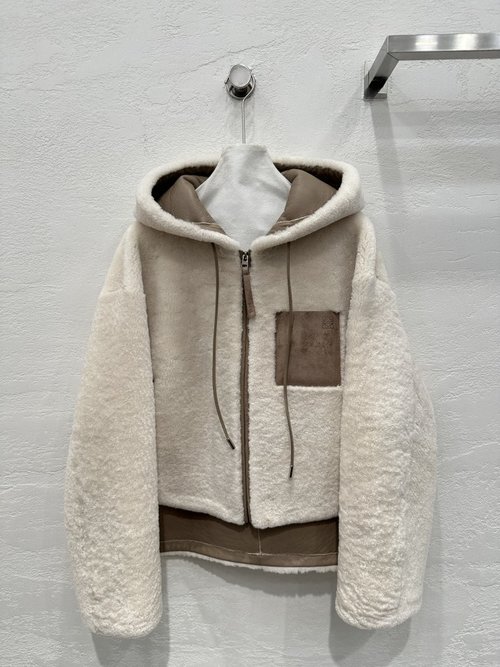 Loewe Exclusive Alpaca Fur Jacket, Classic and Warm