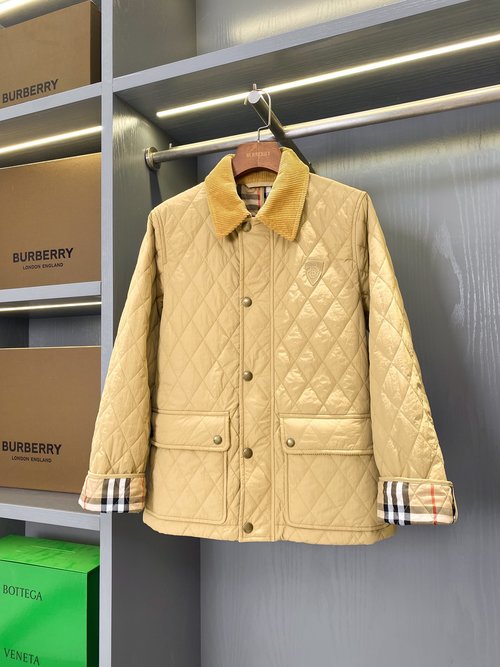 Burberry Vintage Quilted Nylon Jacket with Branded Details