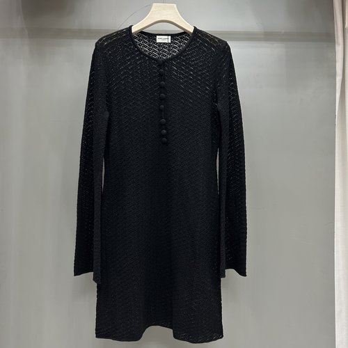 Yves Saint Laurent Lace Knit Dress, Exuding Elegance and High - end Charm
