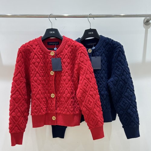 Louis Vuitton Simple and Elegant Cardigan, High-Quality and Versatile Use