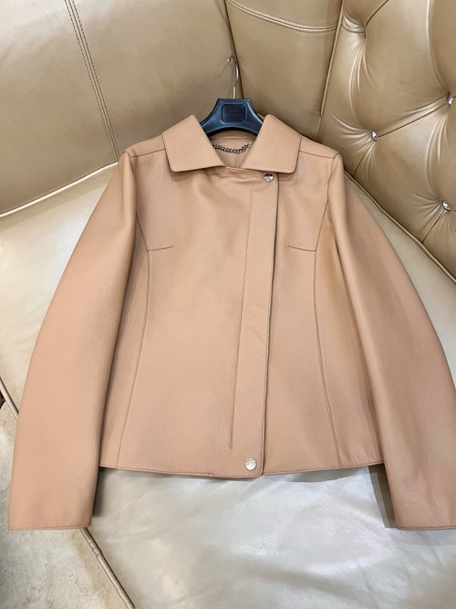 Hermes Classic Suit Leather Jacket Blended with Cashmere and Turkish Lambskin