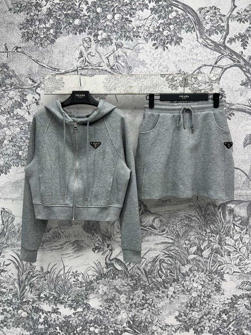 Dior Stylish Casual Set with Classic Logo in Black and Gray