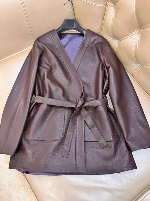 Hermes Exclusive High-End Classic Leather Jacket