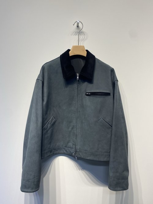 Prada New Leather Jacket with Inverted Triangle Design