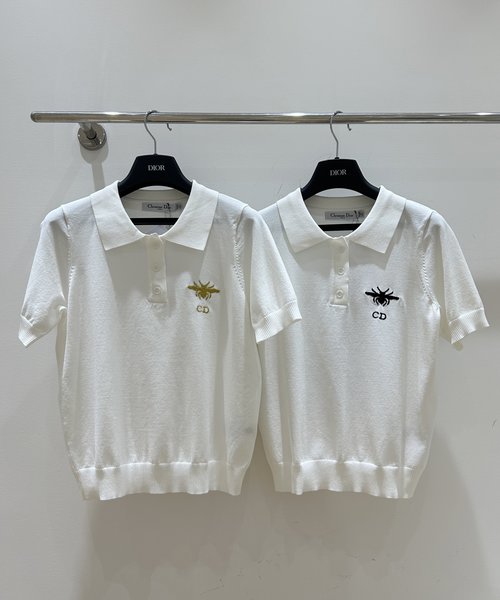 Dior Bee CD-Embroidered Short Sleeve, Distinctive and Stylish