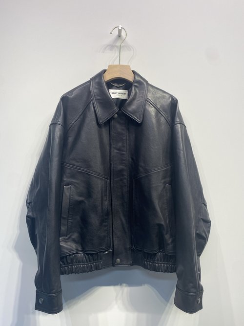 Yves Saint Laurent High-Quality Imported Sheepskin Leather Jacket in Wide Fit