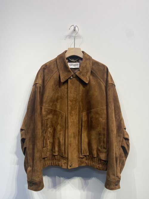 Yves Saint Laurent Imported South African Mixed Sheepskin Leather Jacket with Customized Hardware