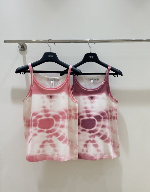 Dior Distinctive Printed Knit Vest with Comfortable Fit