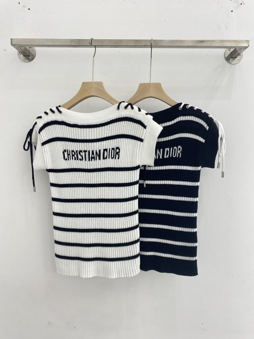 Dior One Shoulder Stringed Sleeveless Top, Unique