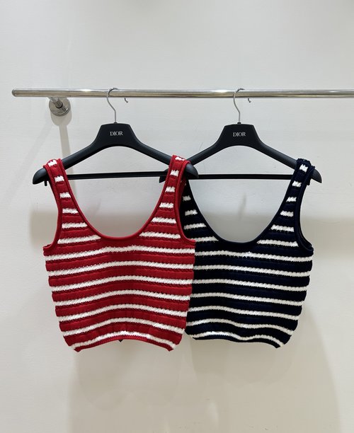 Prada Breathable Summer Cotton Crochet Short Vest for Elegance