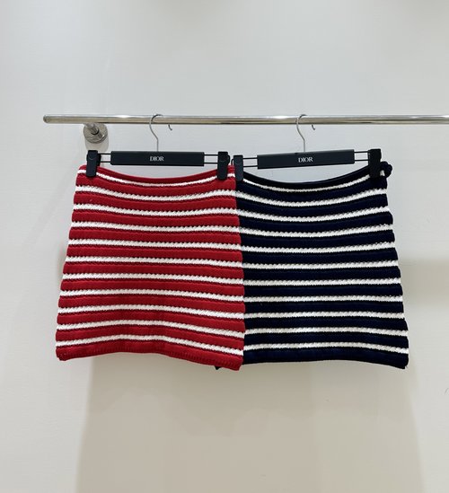 Prada Light and Elegant Summer Cotton Crochet Mini Skirt