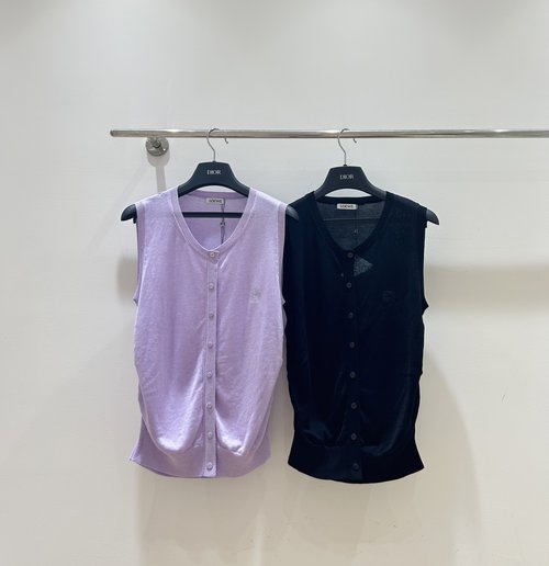 Loewe Sleeveless Silk Round Neck Blouse - Simple Elegance