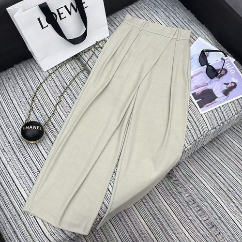 Loewe Suit-piece Irregular Wide-leg Trousers in Two Colors