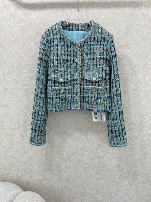 Chanel Handmade Workshop Series Tweed Coat with Silk Lining and Embroidered Buttons