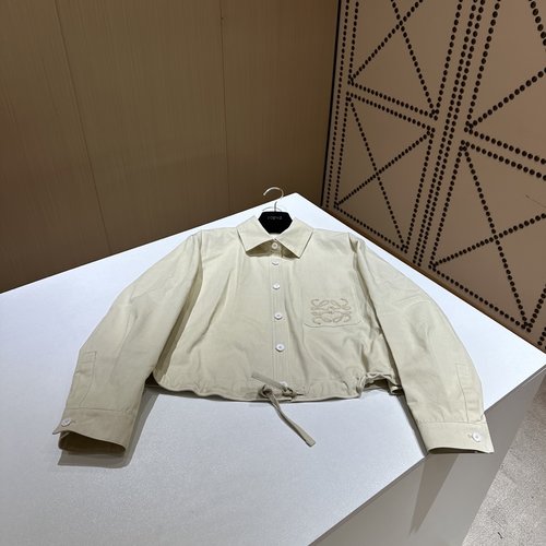 Loewe Elegant Trench Coat Made of Special Custom - made Imported Fabric