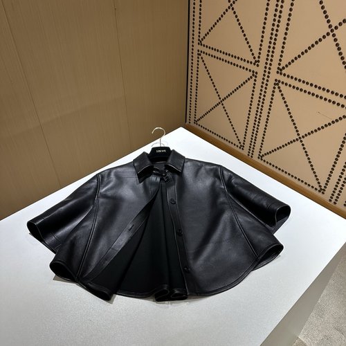Loewe Fashionable Trench Coat with Special Custom Fabric