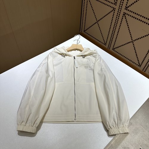 Loewe Fashionable Windbreaker Crafted from Special Custom Fabric