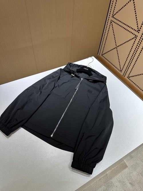 Loewe Fashionable Windbreaker Crafted from Special Custom Fabric