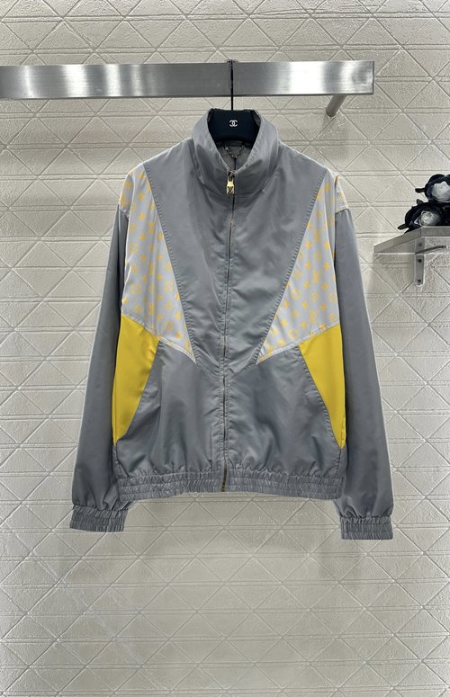 Louis Vuitton Customized Breathable Printed Windbreaker Jacket