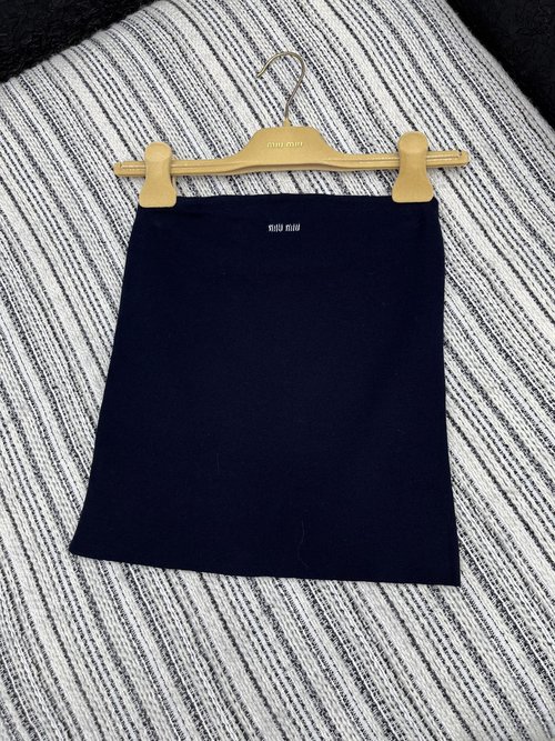 Miu Miu Classic Solid Sleeveless Bodysuit with Patchwork Emblem, Comfortable and Versatile