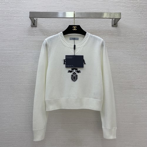 Prada High-end Customized Wool Short Pullover