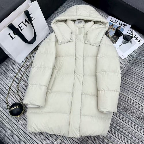 Loewe Recommended Early Autumn-Winter: Down Jacket with Logo Collar