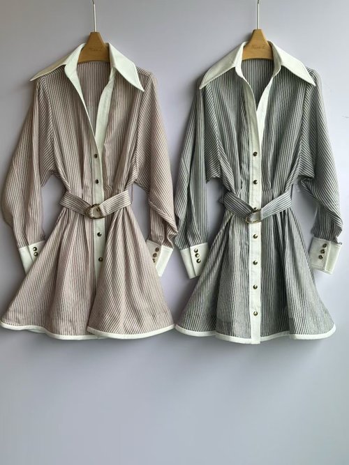 Zimmermann HYPNOTIC Striped Collection in Imported Silk-Cotton Fabric