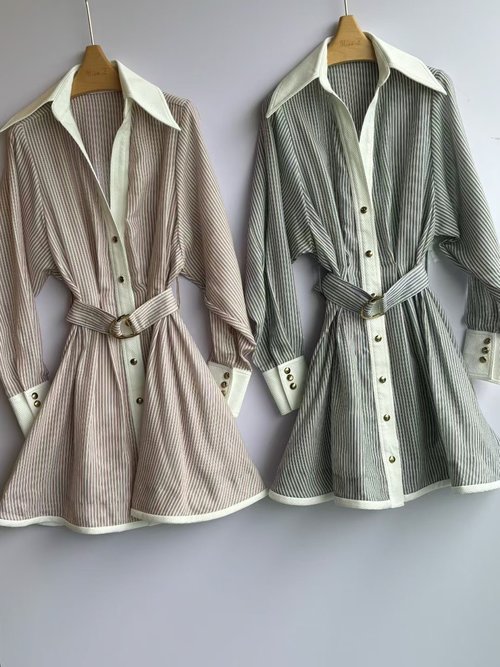 Zimmermann Original Hypnotic Striped Collection in Imported Silk-Cotton Fabric