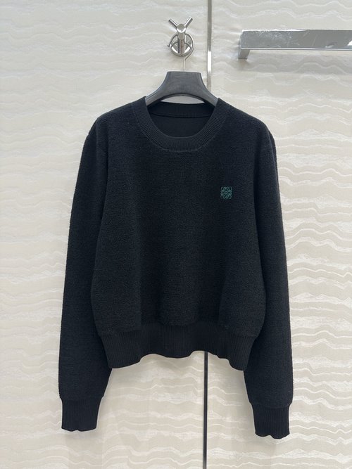 Loewe Exclusive Launch: Embroidered Logo Round-neck Wool Sweater