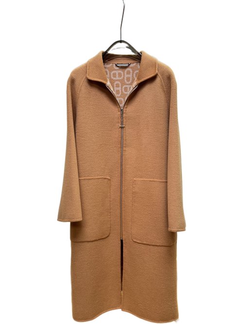 Hermes Classic Cashmere Coat with Dust Bag in Earthy Tones