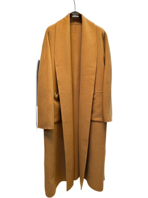 Valentino Classic Long Wool-Cashmere Coat with Dust Bag in Black, Camel, and White