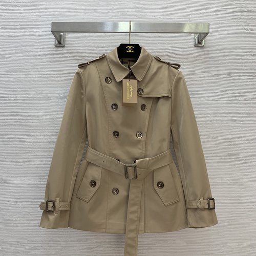 Burberry Classic Check Lined Double-Breasted Trench Coat