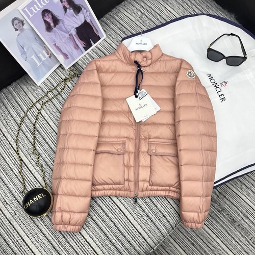 Moncler Recommended Stand - Collar Lightweight Down Jacket with 90% White Goose Down