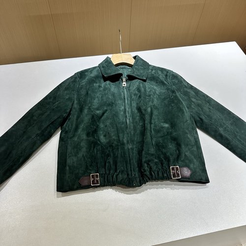 Loewe Versatile and Classic Imported Nubuck Leather Jacket