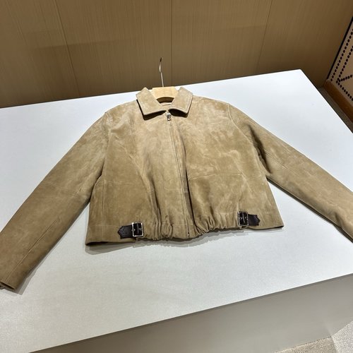 Loewe Versatile and Classic Imported Nubuck Leather Jacket