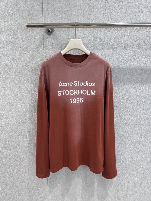 Dior Vintage Acne Studios Logo Long-Sleeve T-Shirt