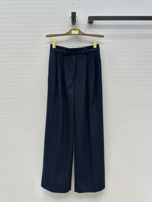 Loro Piana LP Minimalist Sophisticated Straight-leg Suit Pants in Imported Woolen Fabric