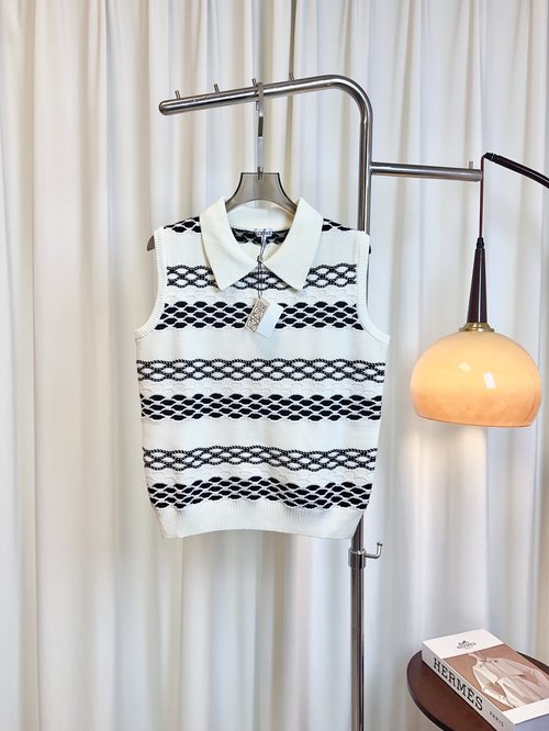 Loewe Heavy-Duty Striped Jacquard Wool Vest