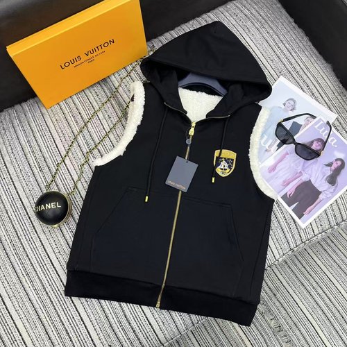 Louis Vuitton High-end Double - Sided Hooded Vest