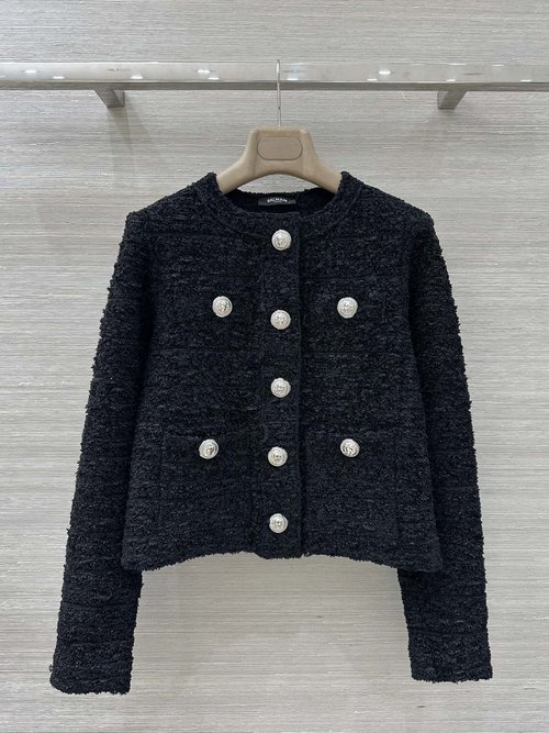 Balmain Exclusive First - Release High - Class Four - Pocket Knitted Coat