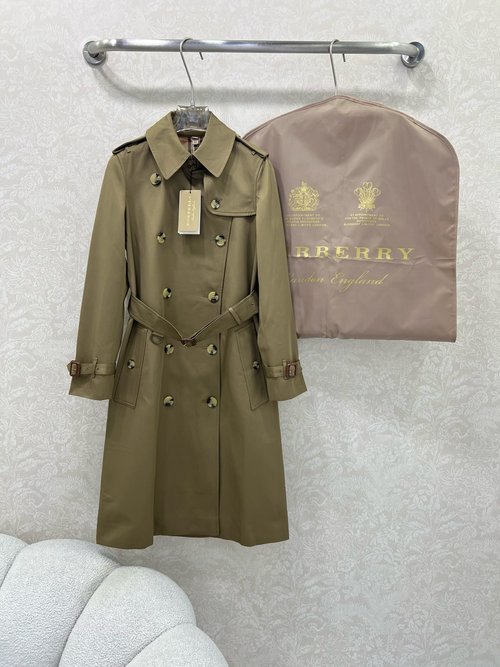 Burberry Five-Row Button Series Kensington Trench Coat in Multiple Lengths