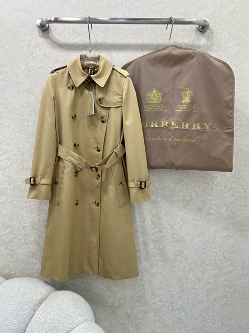 Burberry Five-Row Button Series Kensington Trench Coat in Multiple Lengths