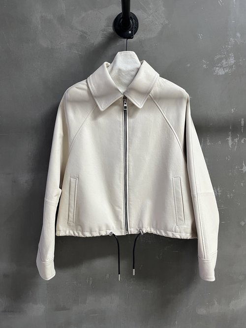 Loewe Season s Best Leather Jacket: Versatile and Timeless Silhouette