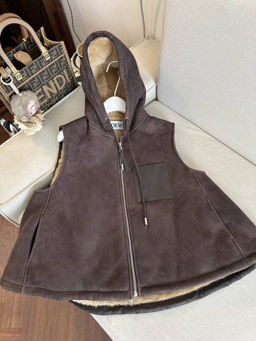 Loewe Imported Premium Sheepskin Fur Vest