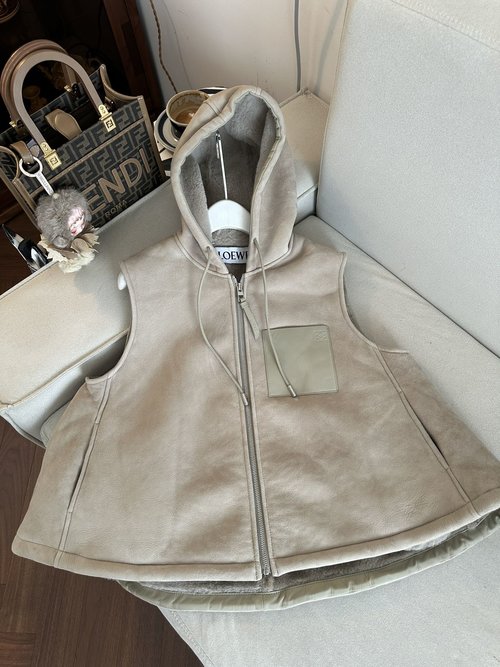 Loewe Imported Premium Sheepskin Fur Vest