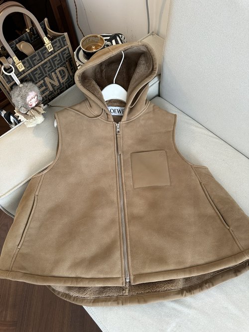 Loewe Imported Premium Sheepskin Fur Vest