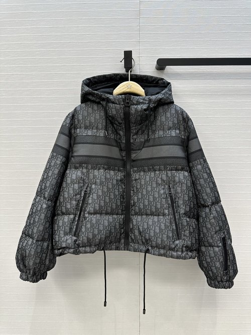 Dior Popular Ski Series Floral Printed Down Jacket, Technical Fabric and Stylish