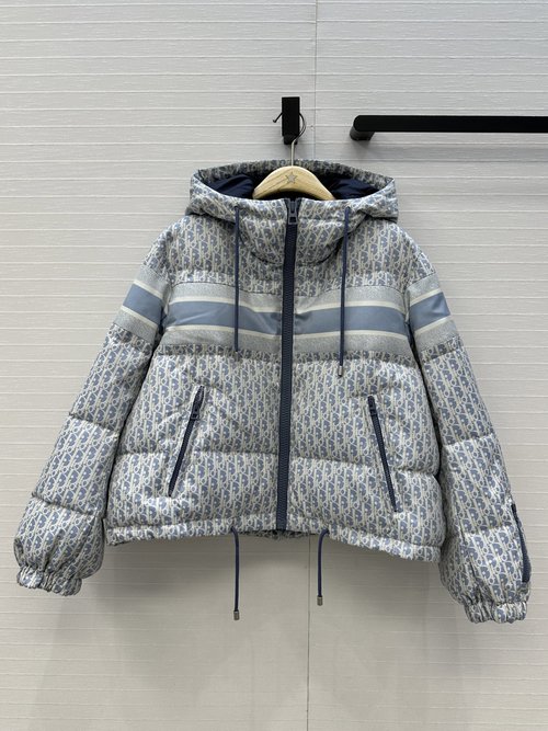 Dior Popular Ski Series Floral Printed Down Jacket, Technical Fabric and Stylish