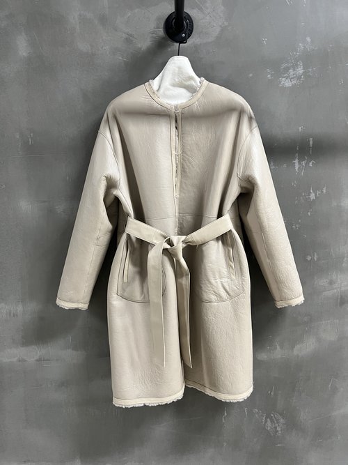 Chanel Versatile Double - Sided Fur Leather Jacket in Classic Melange