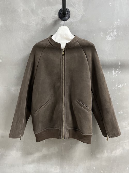 Hermes Vintage-Inspired Fur One-Piece with Authentic German Fur Trim